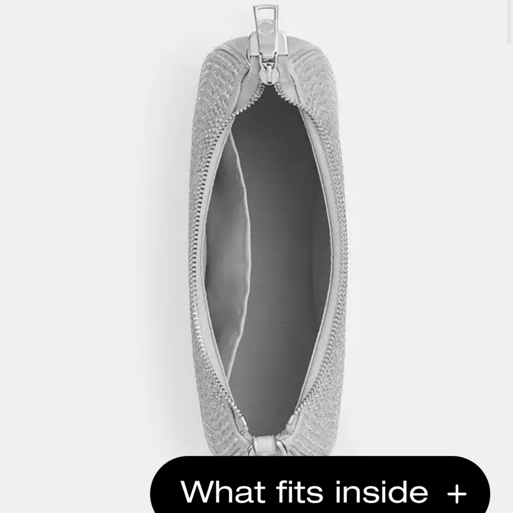 New! Silver Teri Shoulder Bag - Picture 2 of 7